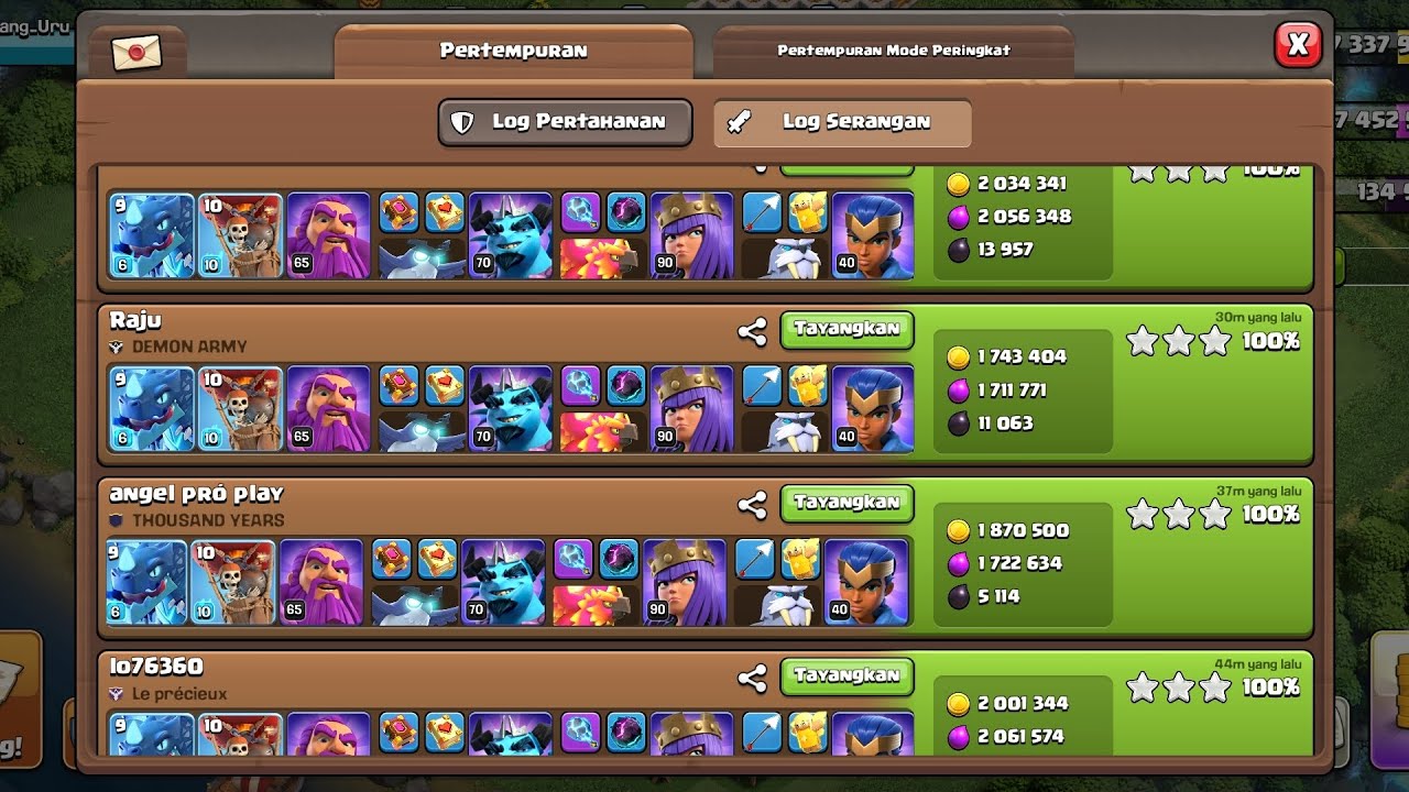 Looting Clash of clans th 15, with electro dragon