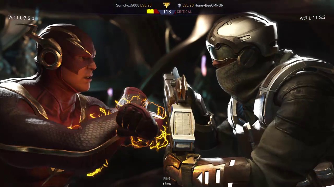 SonicFox (Captain Cold) vs HoneyBee (Flash) Part 1