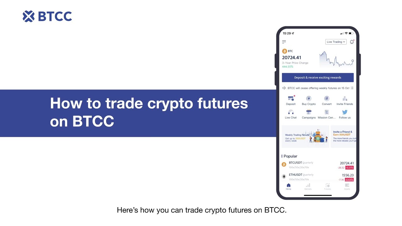 How to trade crypto futures on BTCC