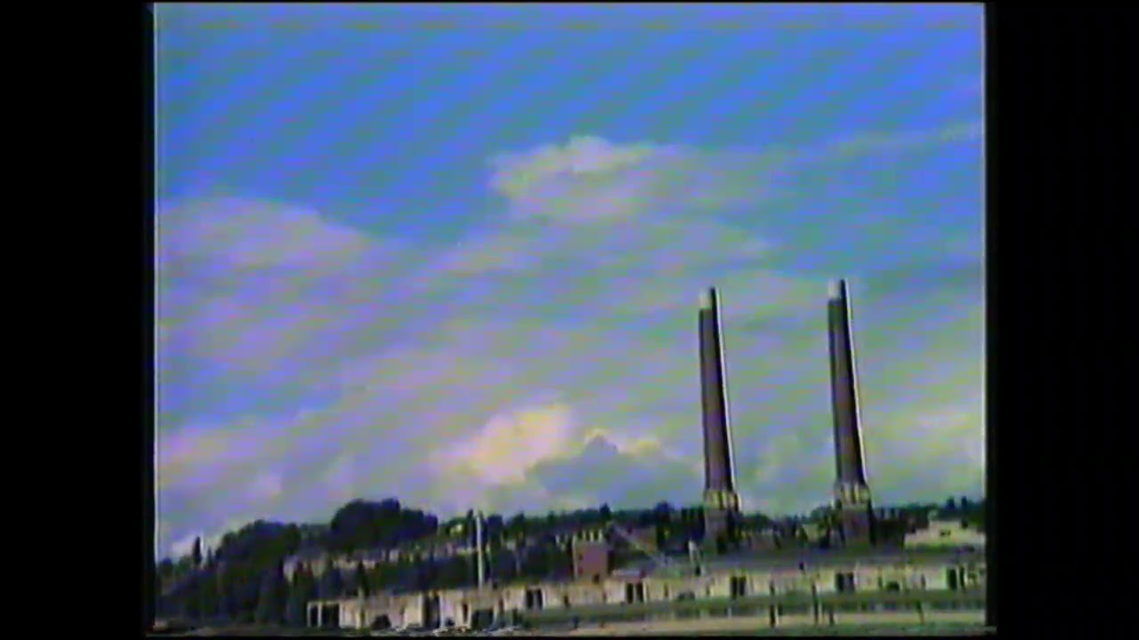 Portishead A Station chimney demolition