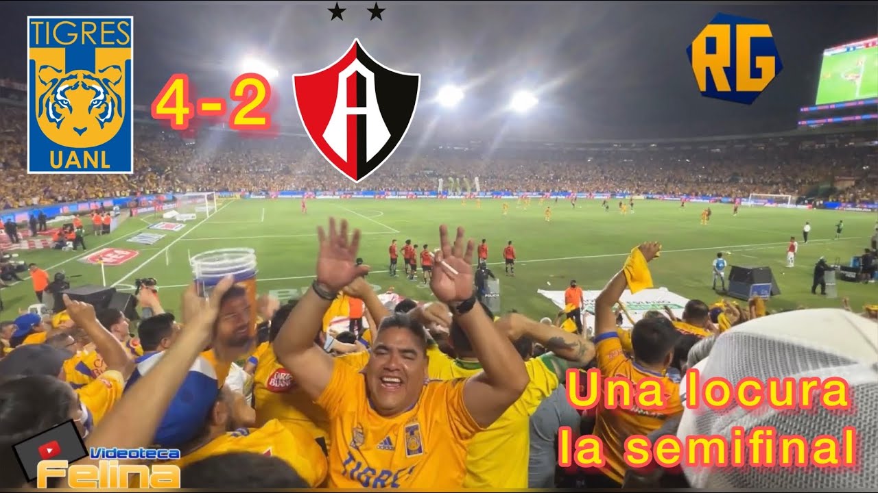 REACCION DEL PARTIDAZO DE LA SEMIFINAL | TIGRES VS ATLAS 4-2 | HAT TRICK DE GIGNAC Y GOL DE IGOR