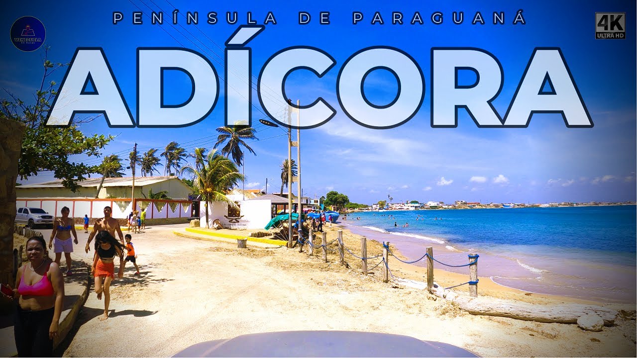 🇻🇪 ¡EL PARAISO DEL VIENTO! Driving 4K en Adícora, Venezuela.