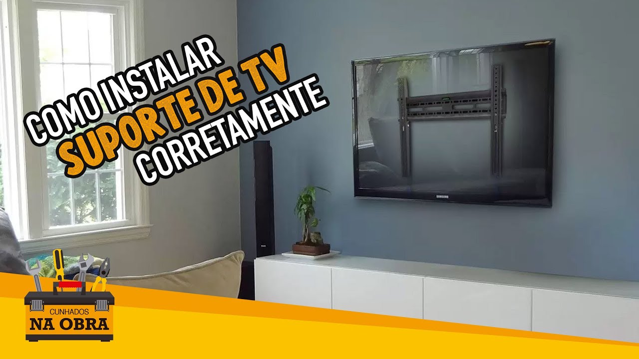 Como Instalar Suporte para TV (Passo a Passo)