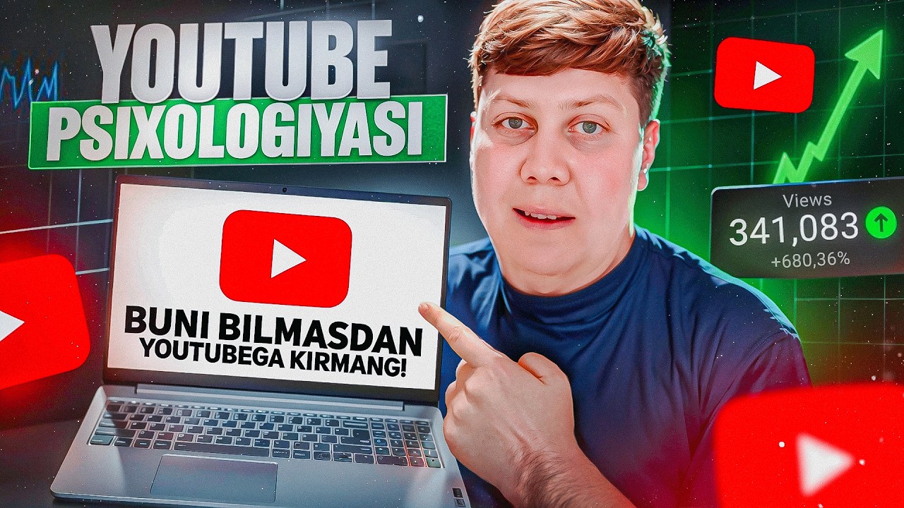 📢YOUTUBE PSIXOLOGIYASI: BUNI BILMASDAN BOSHLAMANG! 2026 // 🌎 AMERICAN YOUTUBE 📹