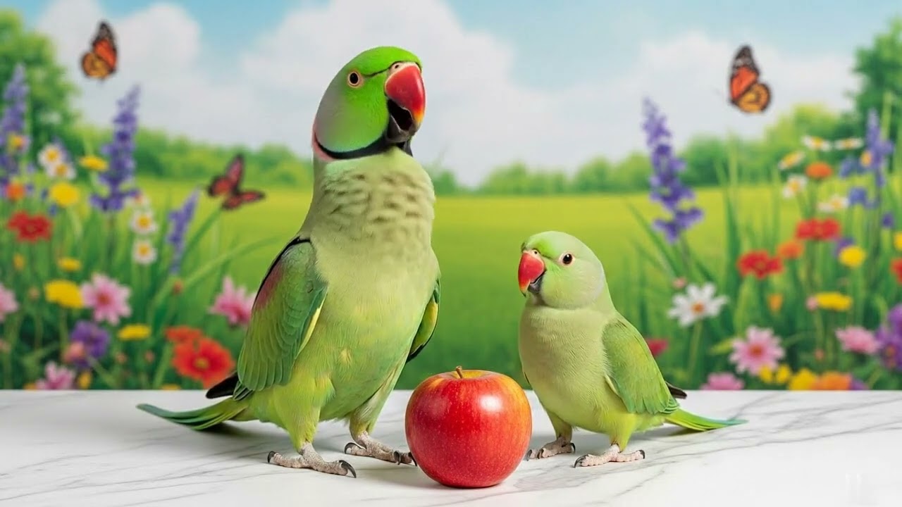 Natural Talking Parrot Compilation | Real Bird Voice and Sounds