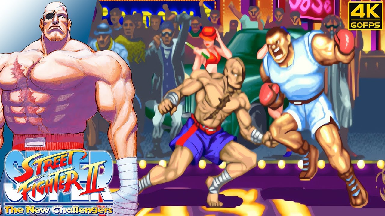 Super Street Fighter II - Sagat (Arcade / 1993) 4K 60FPS