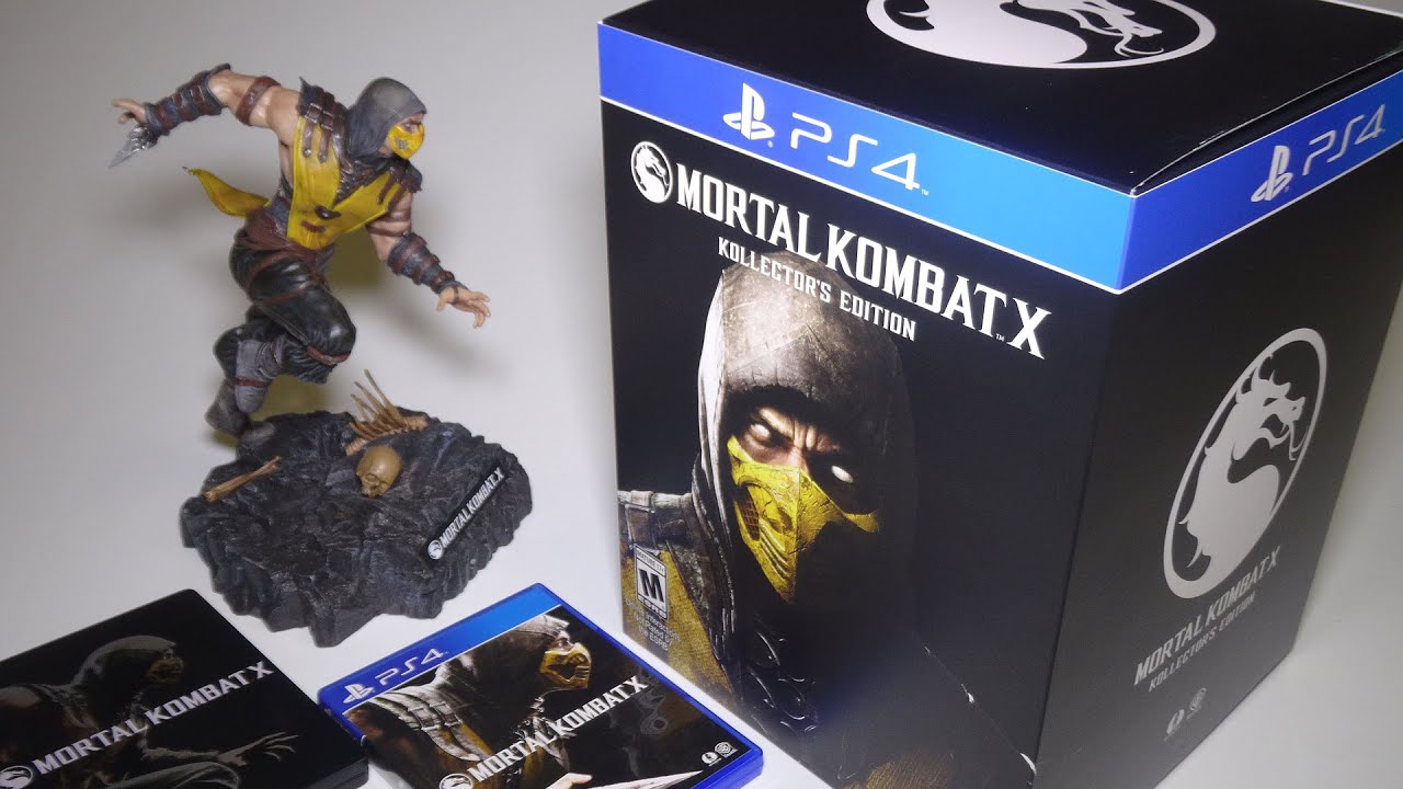 Unboxing Mortal Kombat X Kollector's Edition for PS4