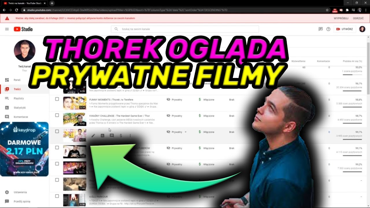 THOREK PRZEGLĄDA SWOJE STARE FILMY *CRINGE*