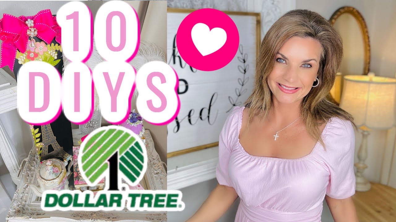 🌷10 DIY DOLLAR TREE DECOR CRAFTS~🌷Olivia's Romantic Home DIY
