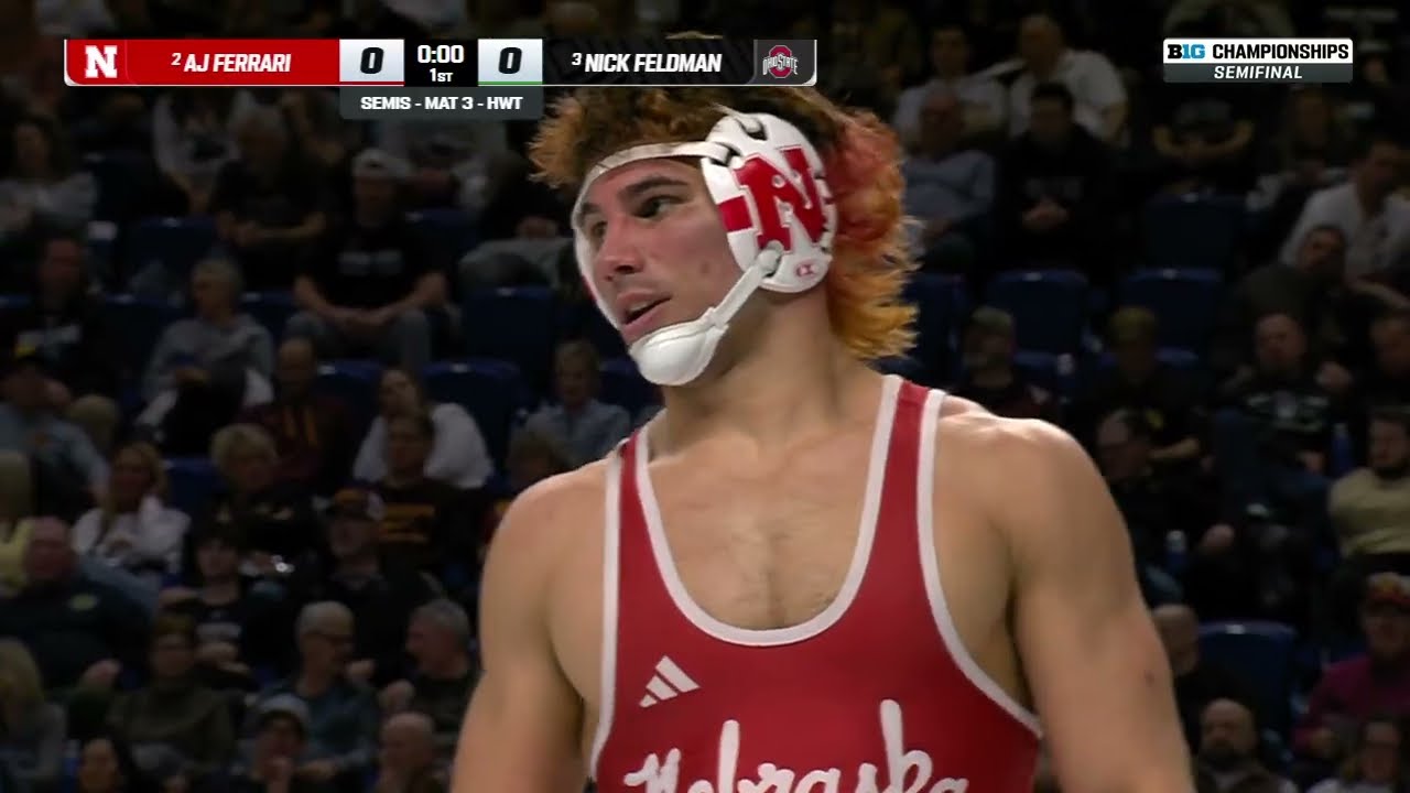 HWT Semifinals: AJ Ferrari vs. Nick Feldman | 2026 Big Ten Wrestling Championship
