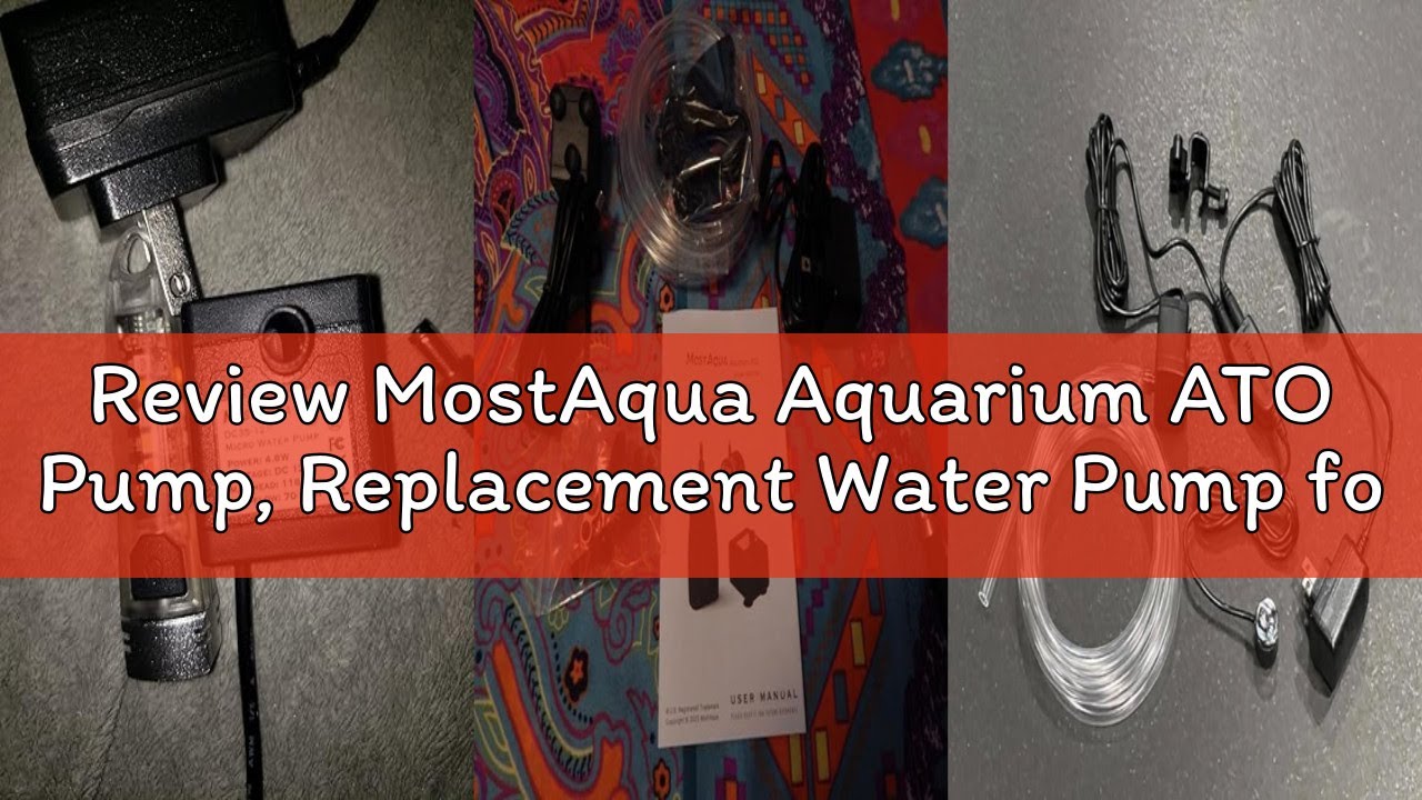Review MostAqua Aquarium ATO Pump, Replacement Water Pump for Auto Top Off System of Freshwater Salt