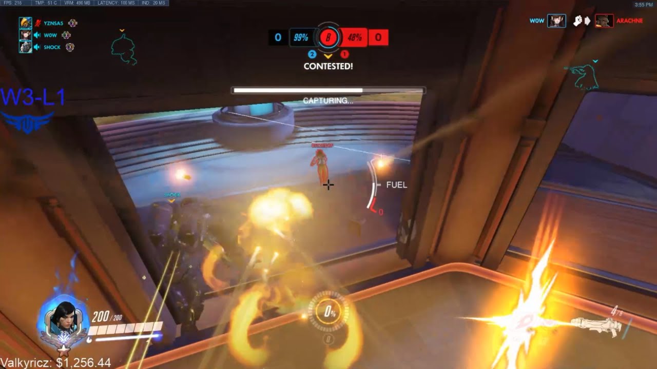 Overwatch Rank 1 Pharah YZNSA Showing His Sick Gameplay Skills