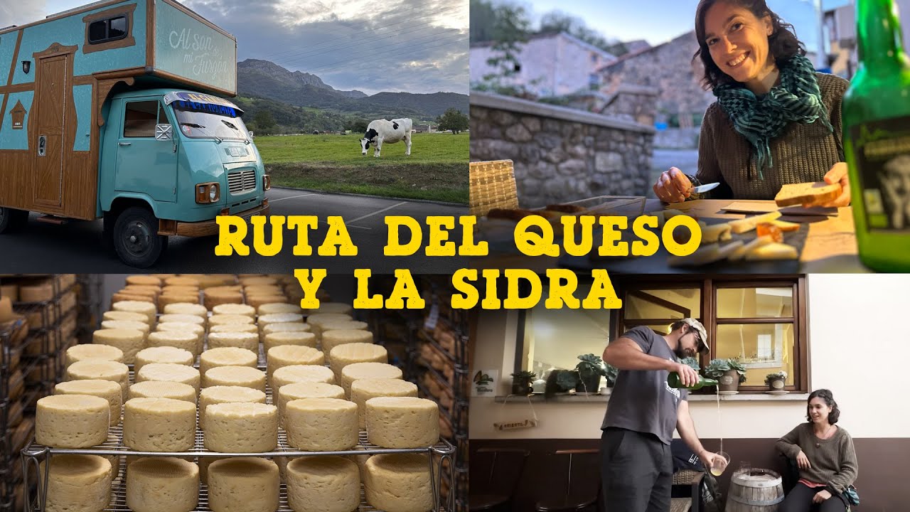 37# El PARAÍSO de ASTURIAS: Ruta del QUESO y SIDRA en CABRALES y ASIEGU | Al Son de mi Furgón