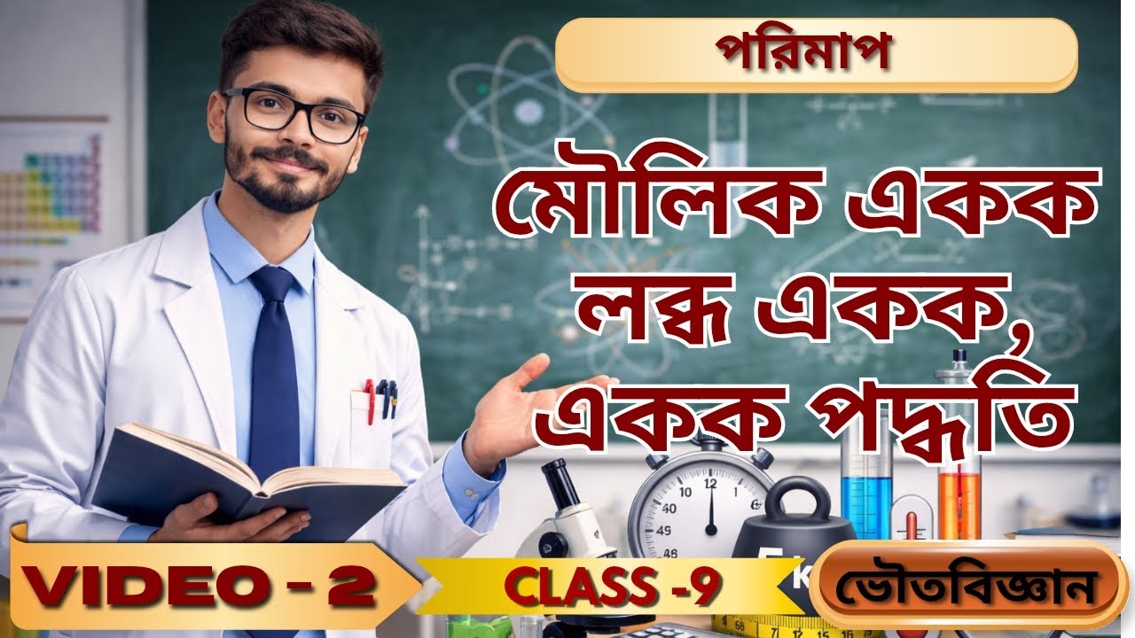 Class 9 physical science chapter 1। measurement । পরিমাপ class 9 । পরিমাপ ও একক ।  wbbse ।in bengali