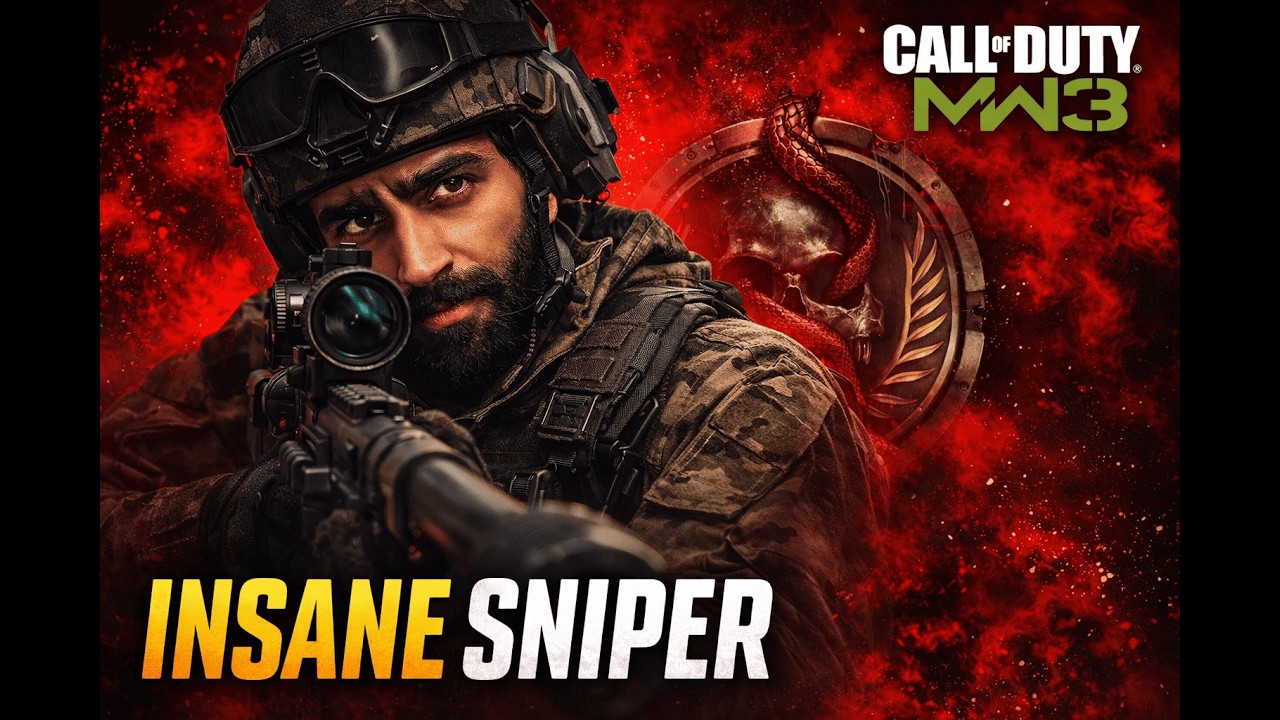 🔴 LIVE MW3 (2023) Hindi | Insane Sniper Gameplay 🎯🔥| The Epic Miles | Gaming #1