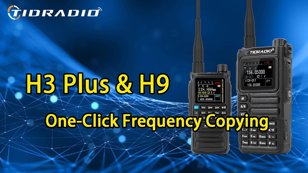 Quickly Save Time | H3 Plus & H9 Radio One-Click Frequency Copy Function