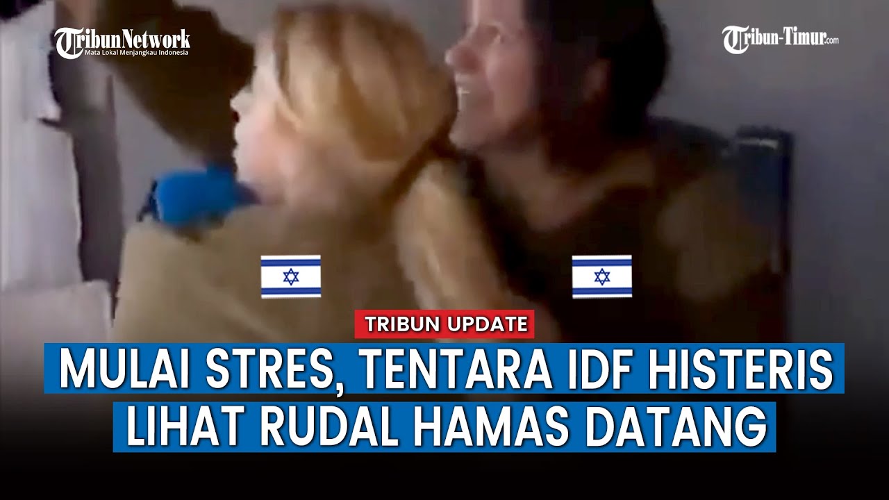 Viral Tentara Wanita Israel Histeris Ketakutan saat Serangan Hamas Berdatangan