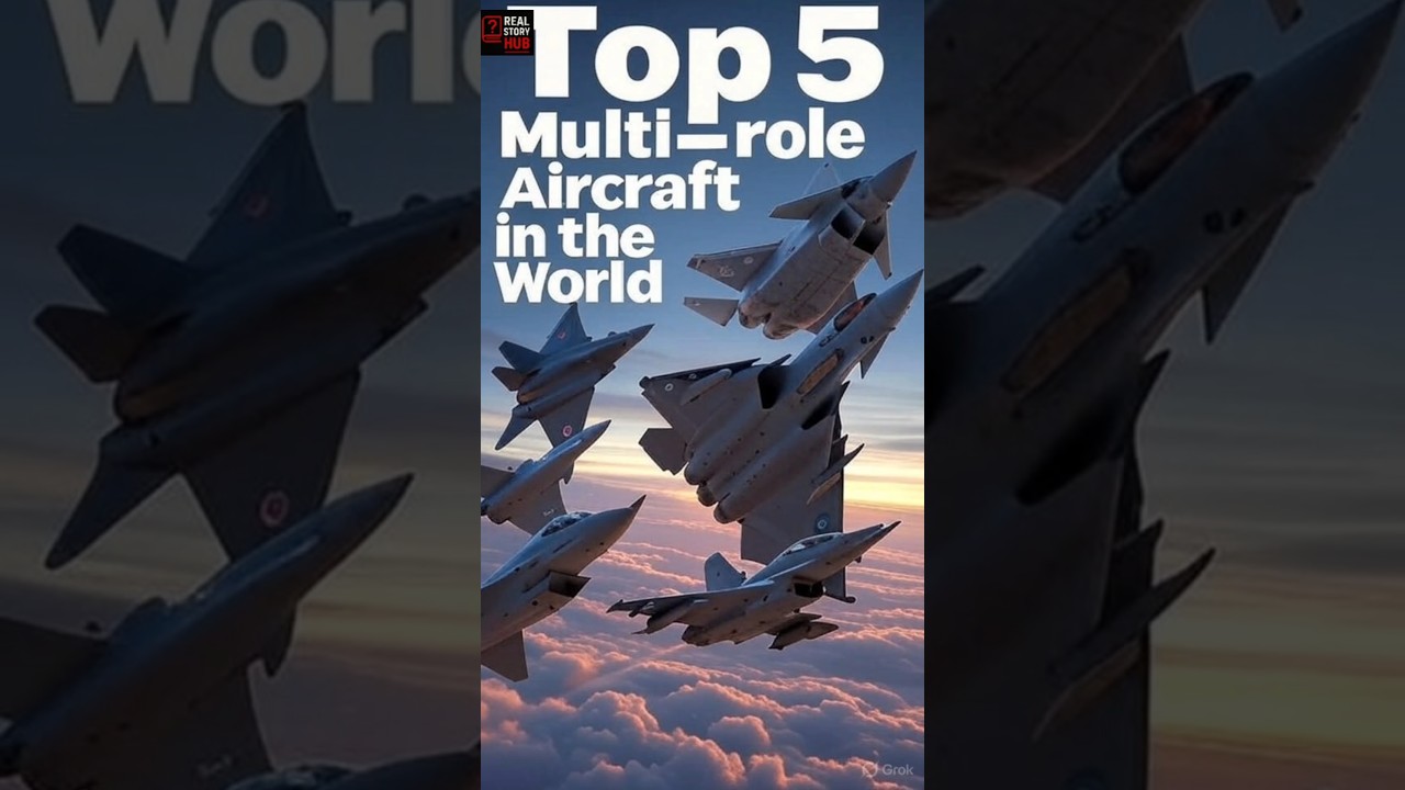 Top 5 Multirole Combat Aircraft in the World 2025#FighterJets #CombatAircraft #MilitaryPower #Top5