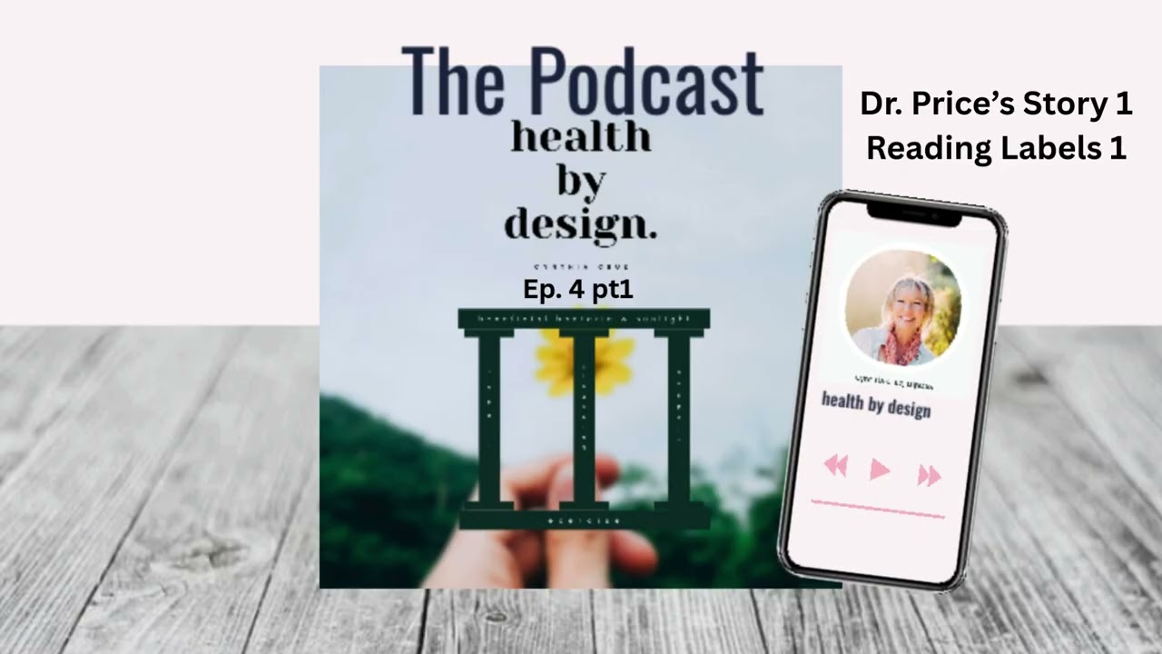 Ep  4 Dr Price Story pt1; Reading Labels pt1