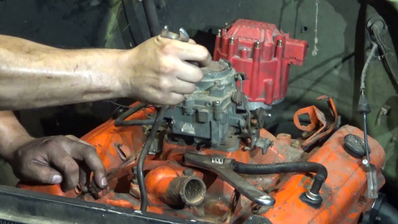 Установка карбюратора Rochester 2 на мой Chevy 350