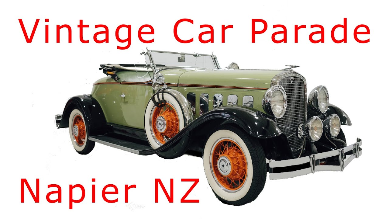 Vintage Car Parade Napier NZ