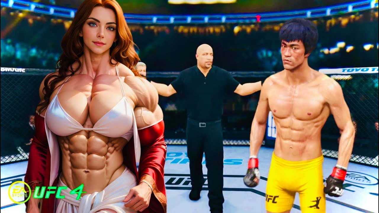 PS5 | Bruce Lee vs. Redhead Muscular Princess [EA Sport UFC 4]🥊
