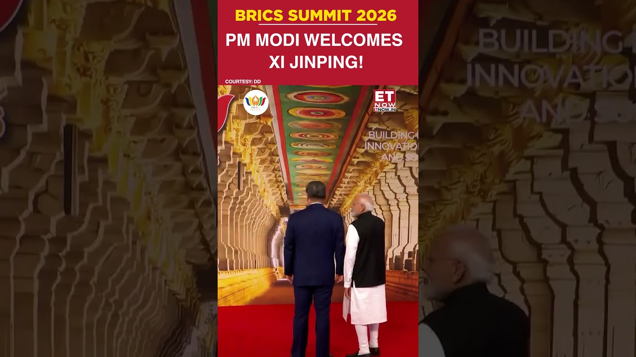 BRICS Summit 2026: PM MODI WELCOMES XI JINPING! Big BRICS Summit Moment in Delhi | #etnow