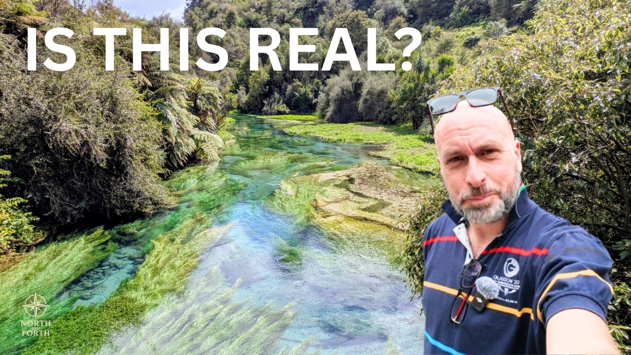 Роторуа, Новая Зеландия, Парящие озера, Голубые источники и прекрасные люди.