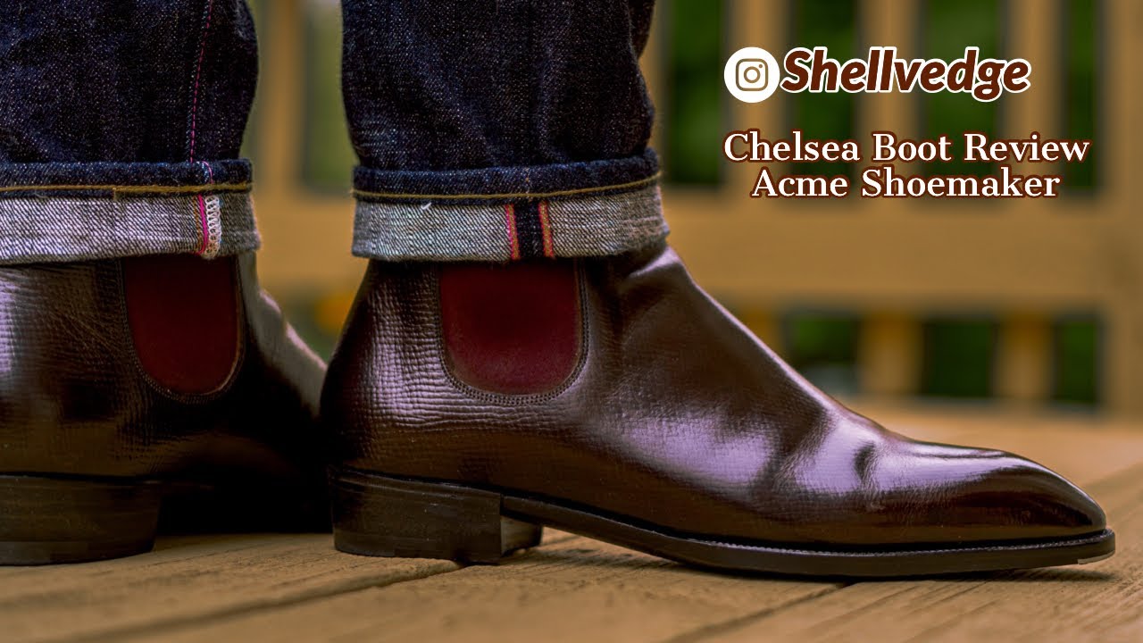The Best Men's Chelsea Boot: Acme Shoemaker Horween Hatch Grain Wholecut Boot Review