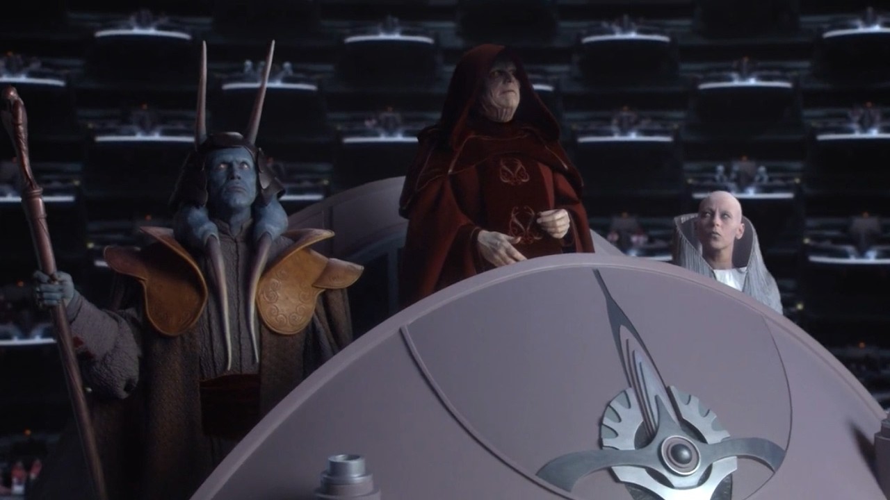 Discurso completo: Palpatine proclama o Primeiro Imp&eacute;rio Gal&aacute;ctico [SE66] #starwars