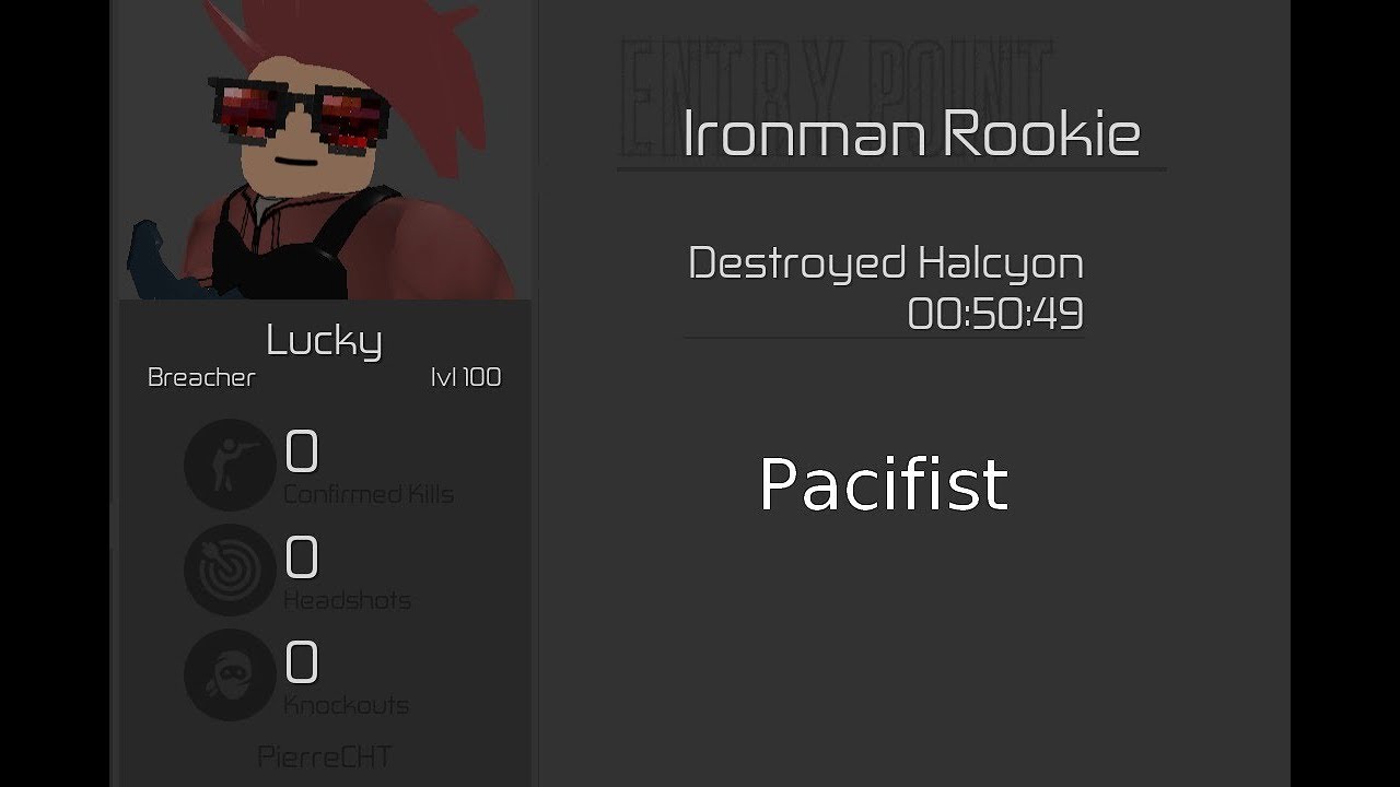Entry Point - Ironman Pacifist (0 Kill, 0 KO, Rookie)