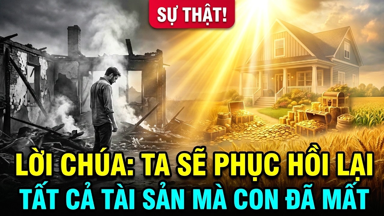 ✝️ LỜI CHÚA: TA SẼ PHỤC HỒI LẠI TẤT CẢ TÀI SẢN MÀ Con Đã Mất | Lời Chúa Mỗi Ngày Chữa Lành