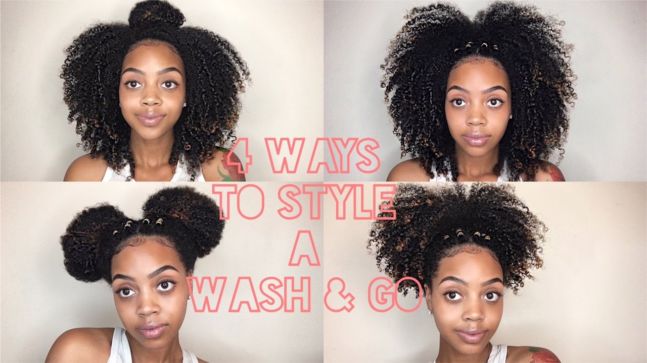 How To: 4 Ways To Style A Wash & GO | Cool Calm Curly |