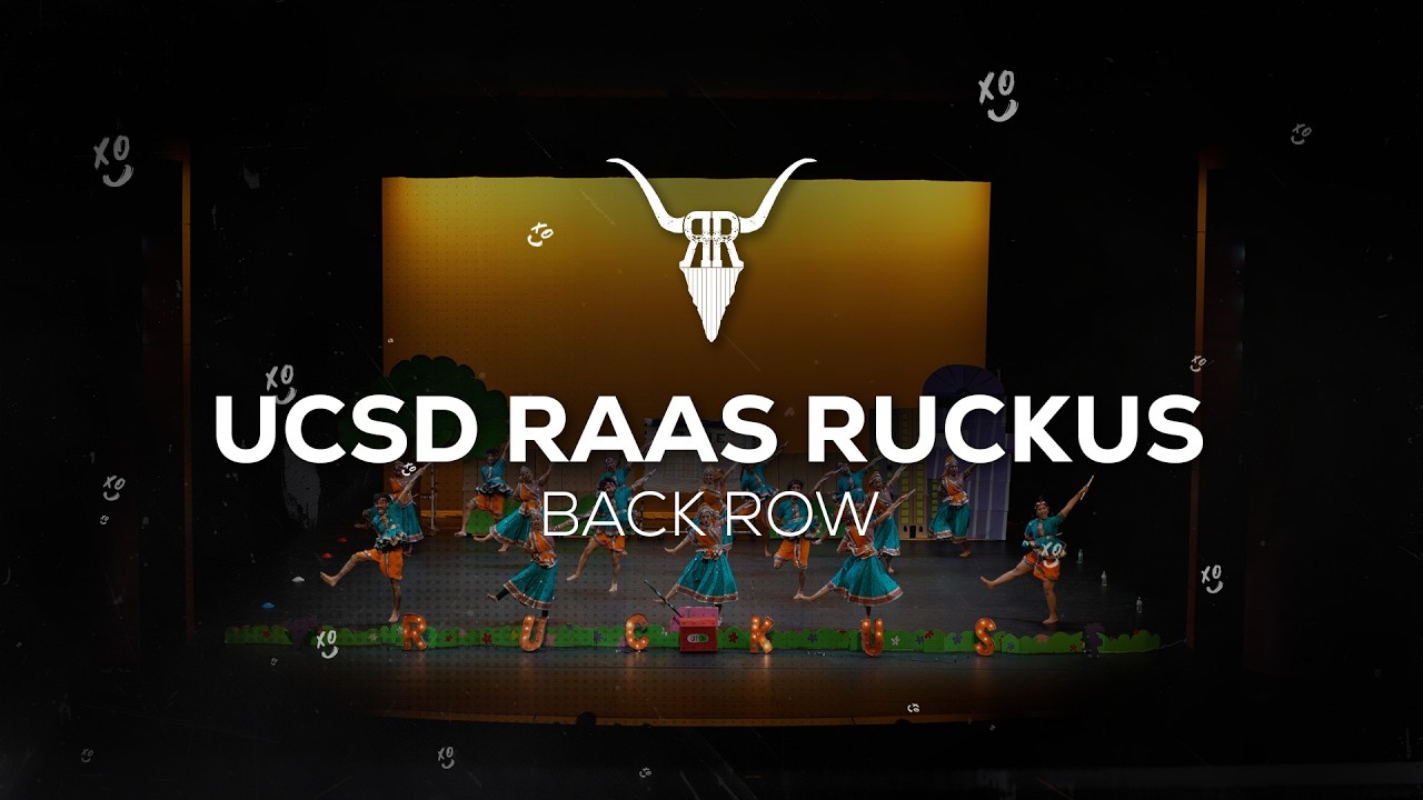 UCSD Raas Ruckus | Back Row | Raas Rodeo 2026 | Groove with XO