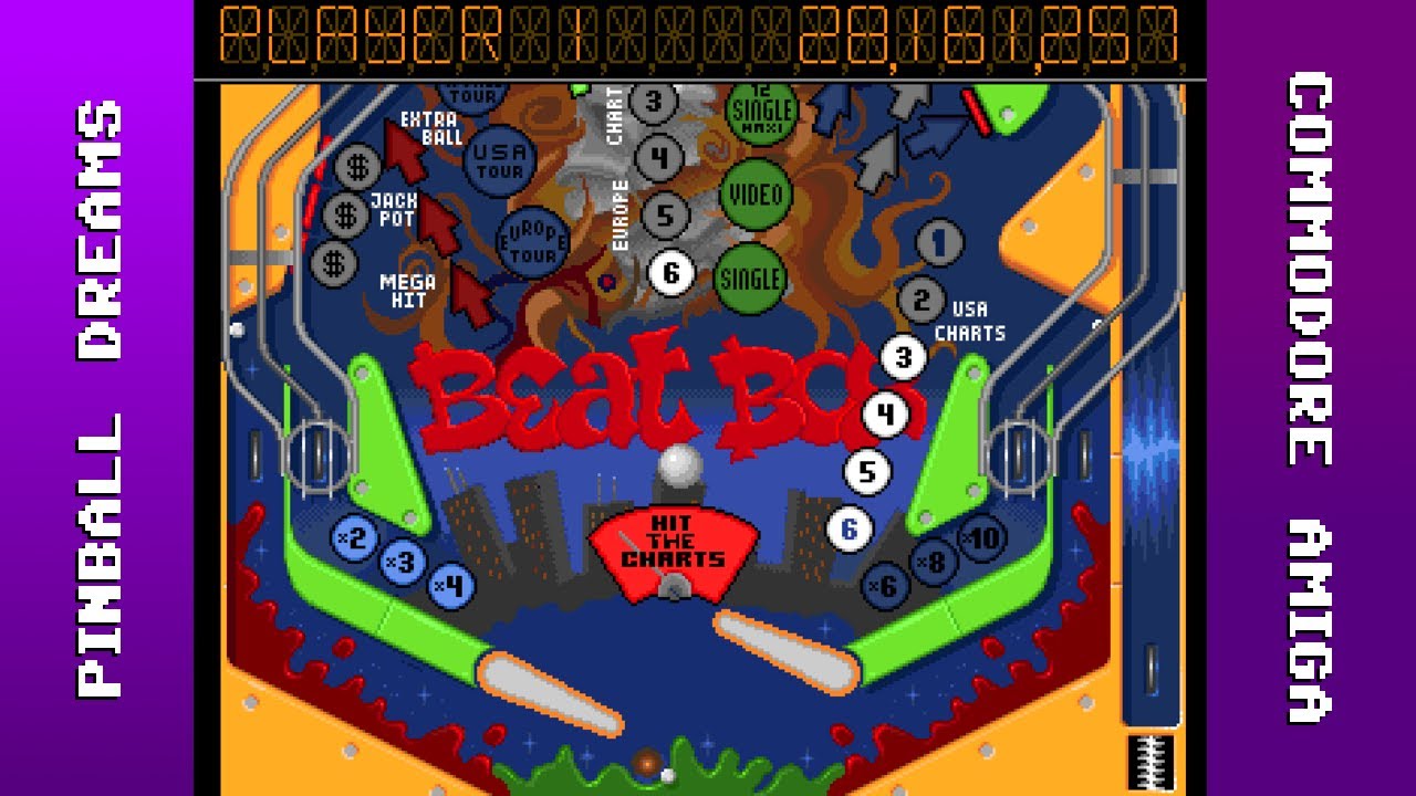 Pinball Dreams Longplay (Amiga) [4K]