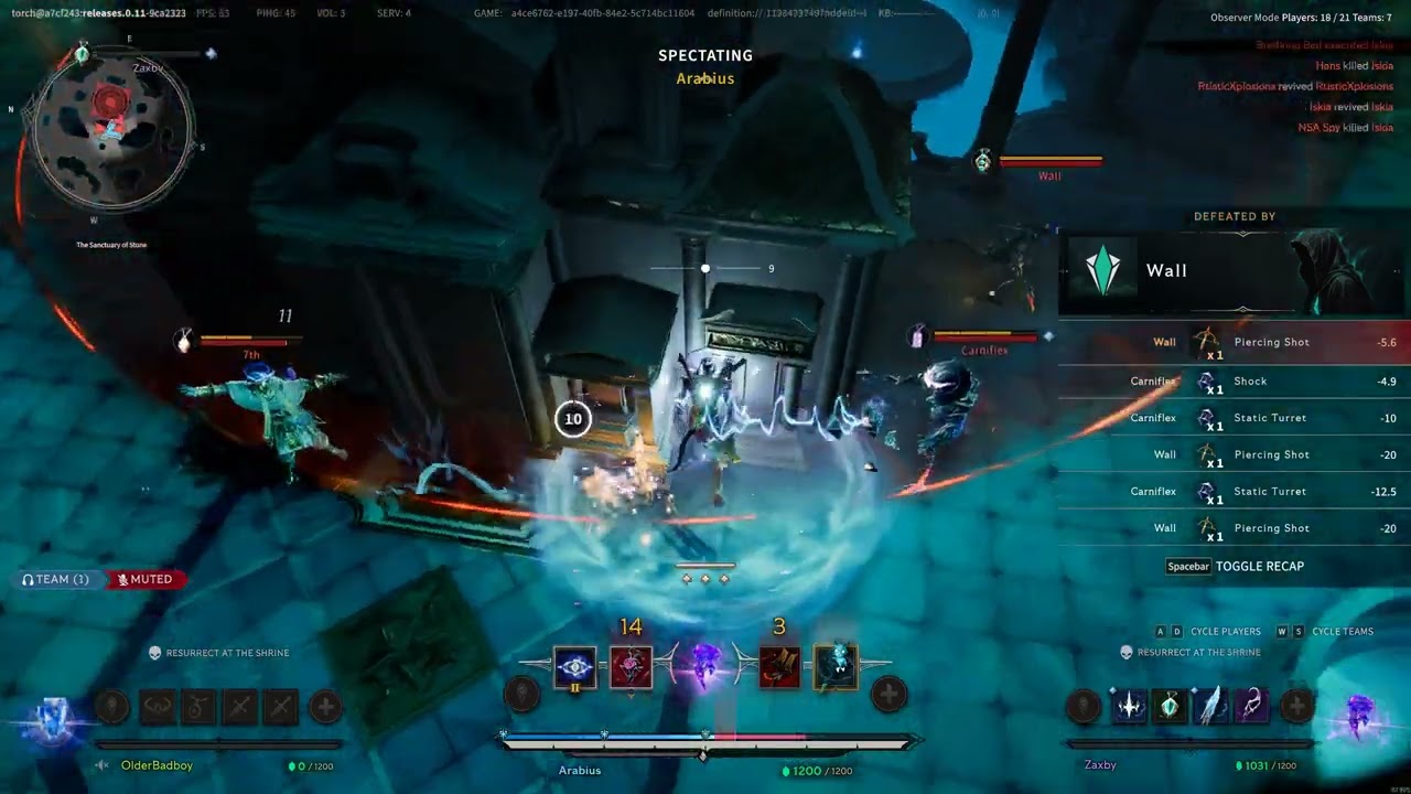 How to kite a full team like a pro in Arkheron PVP !