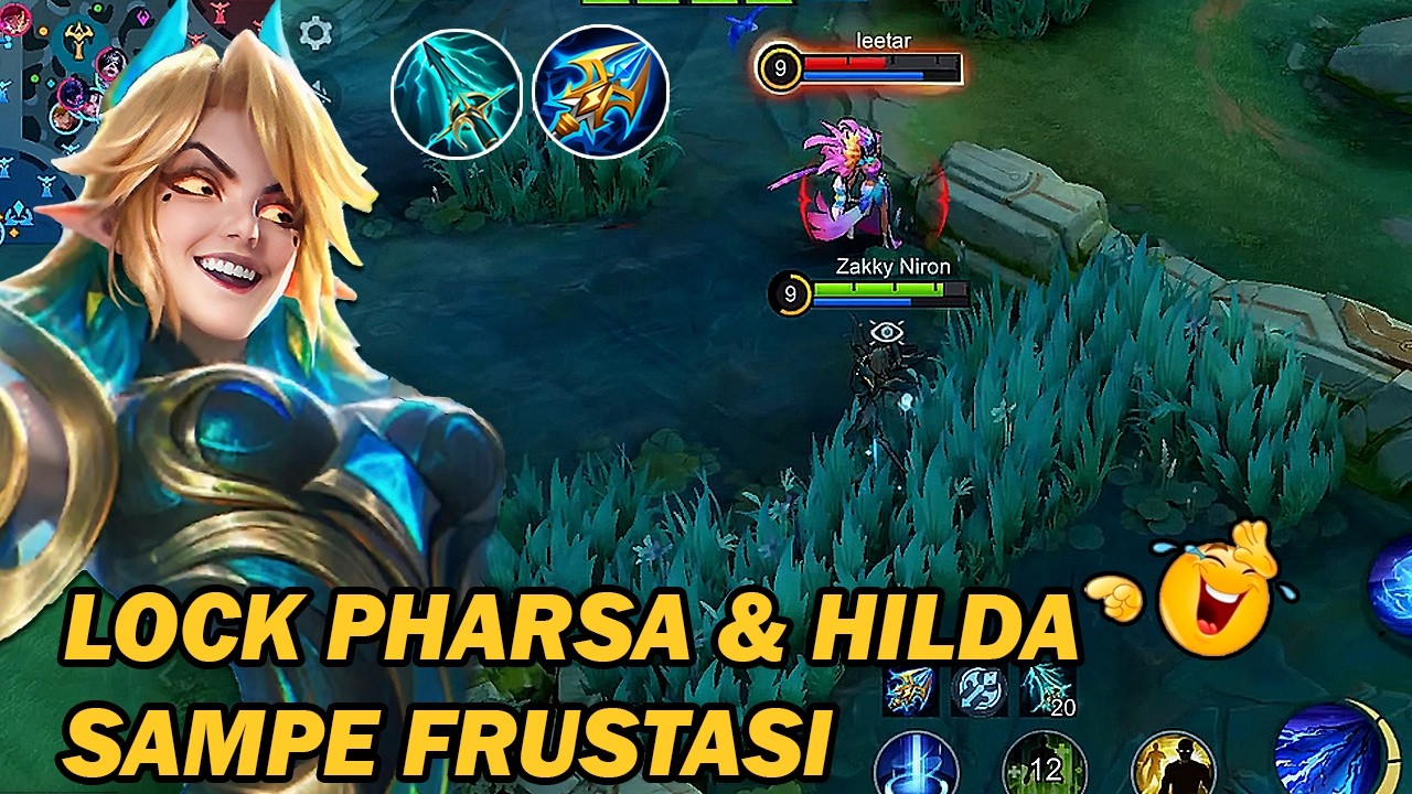 EUDORA MODE SEMAK!! LOCK PHARSA & HILDA SI PALING JAGO SAMPE KESAL‼️- MLBB