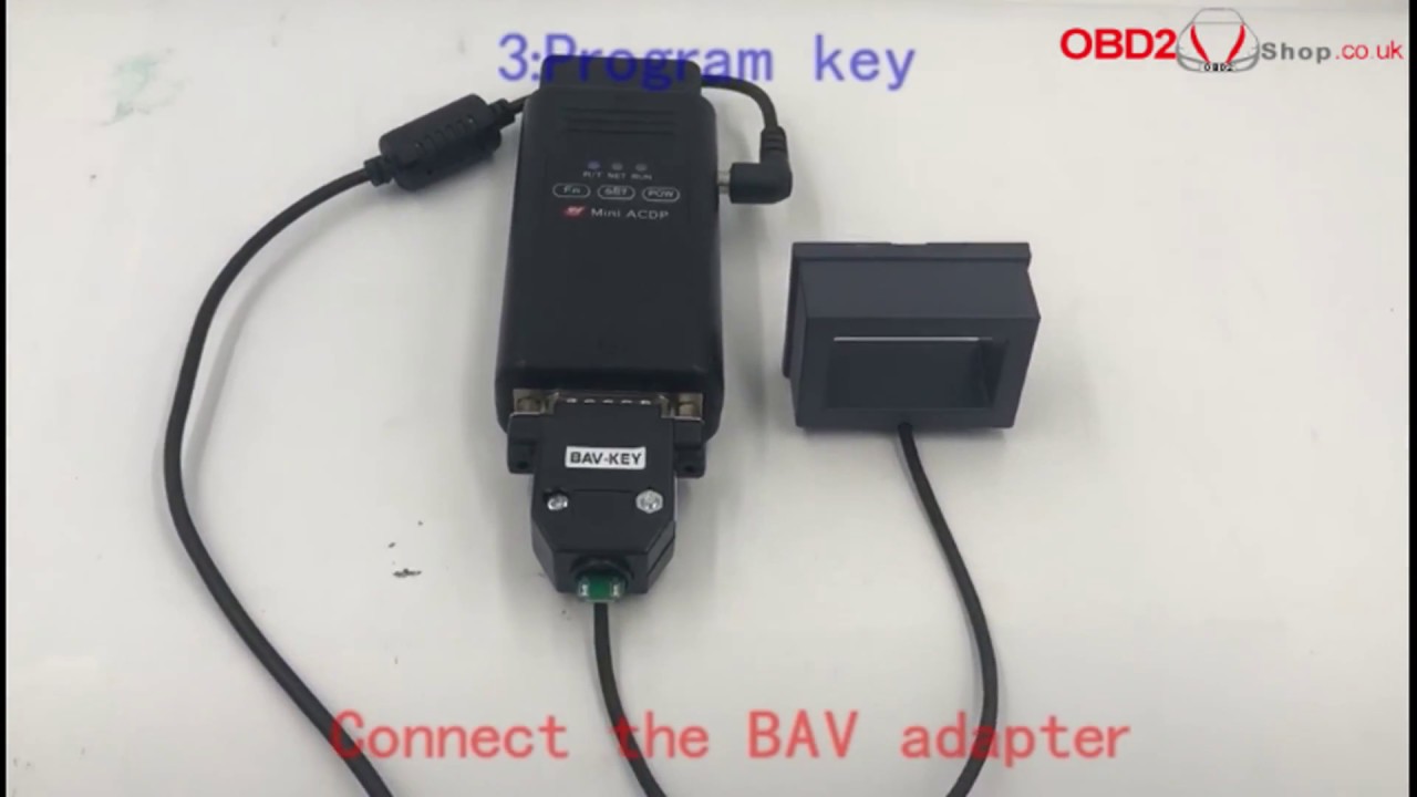 Use Yanhua mini ACDP to match CAS4+ key (All keys lost) - obd2shop.co.uk