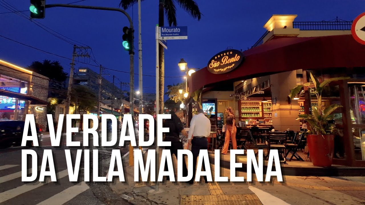 A REALIDADE DA VILA MADALENA | Um dos Bairros mais NOBRES de SP