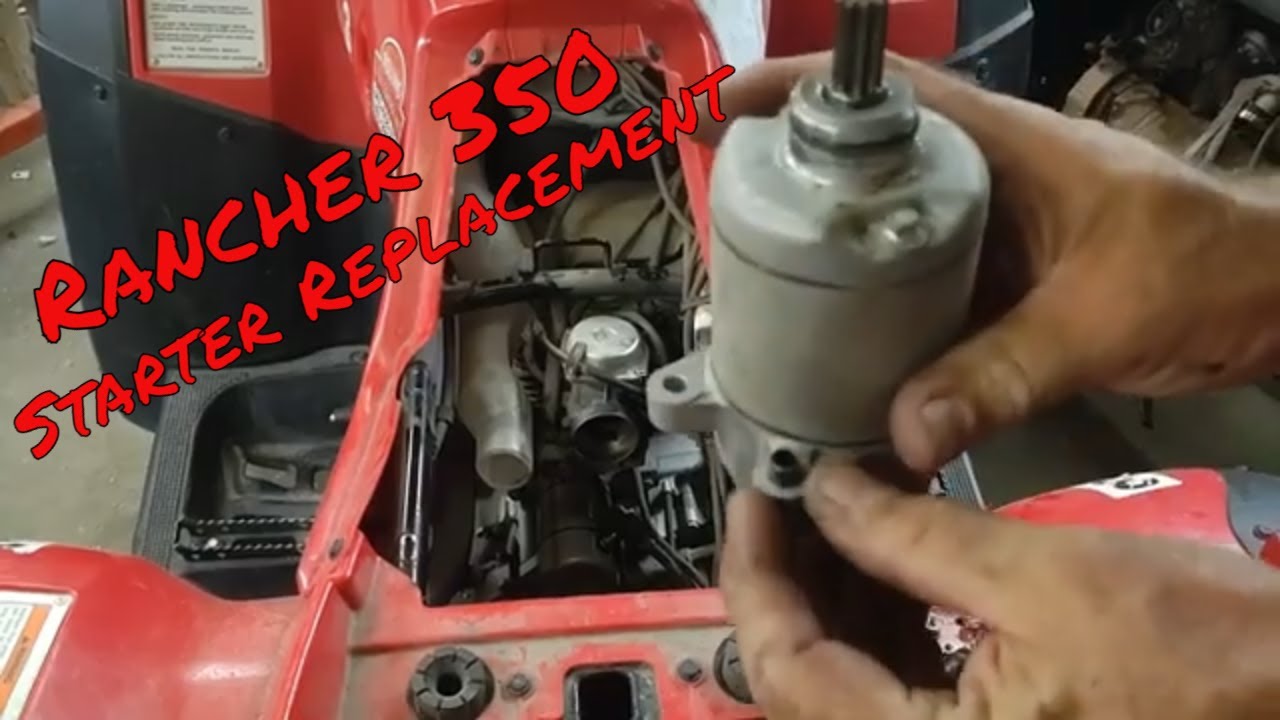 Замена стартера Honda Rancher 350