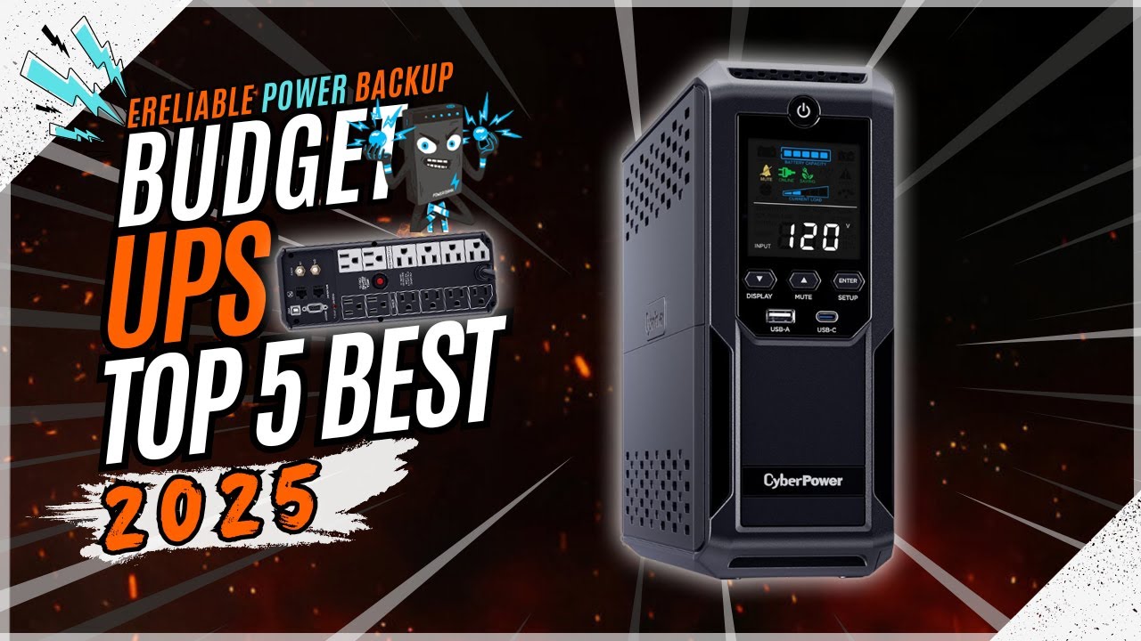 Top 5 Best Budget UPS in 2025 ⚡ Reliable Power Backup for PC, Gaming & Home Office