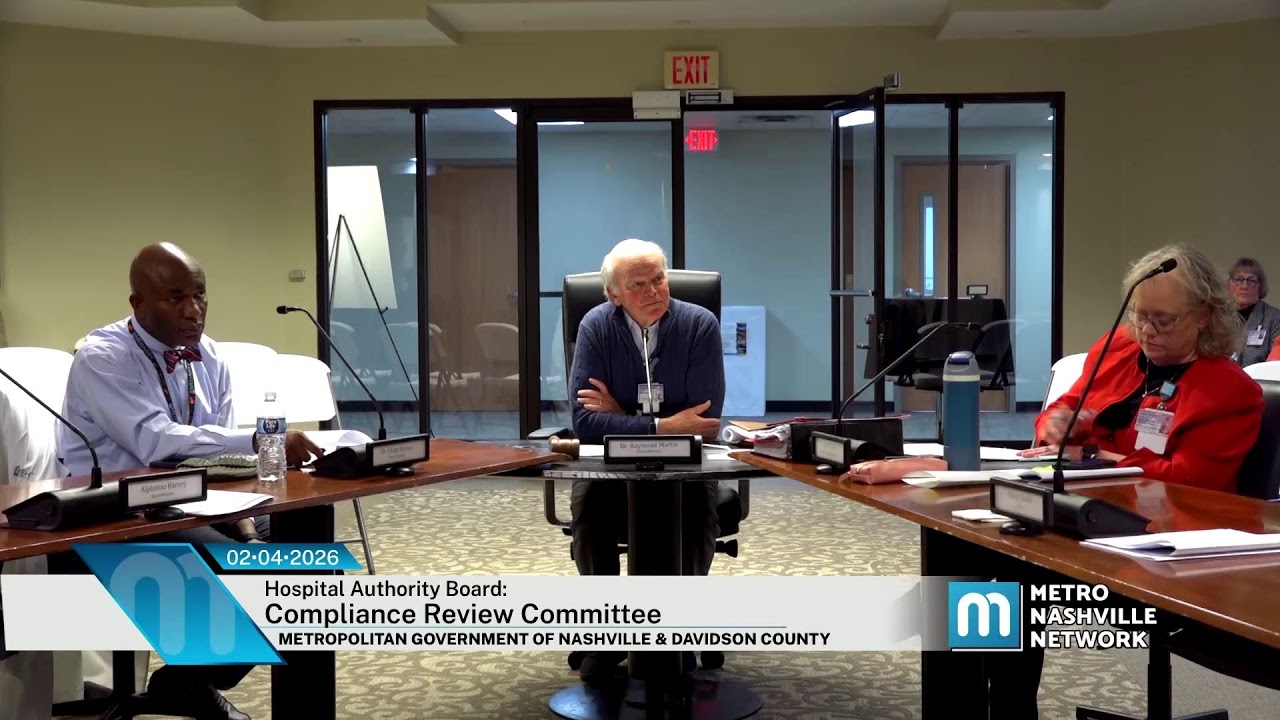 02/04/26 Hospital Authority Board: Compliance Committee