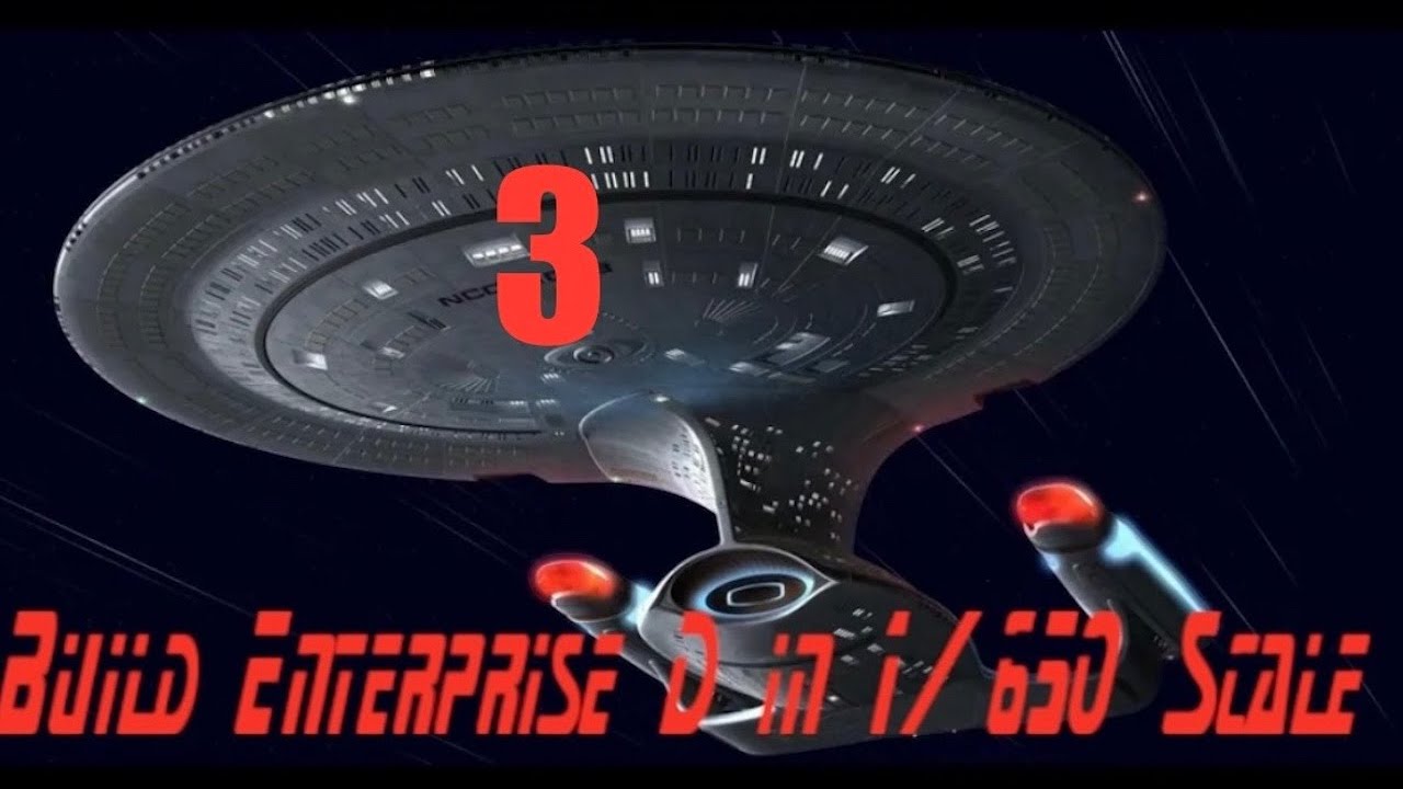 Build the 1:650 Enterprise D part 3