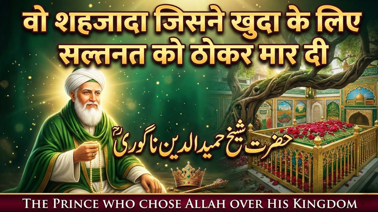 Wo Shehzada Jisne Khuda Ke Liye Sultanat Ko Thokar Maar Di | Hazrat Hamiduddin Nagori (R.A)