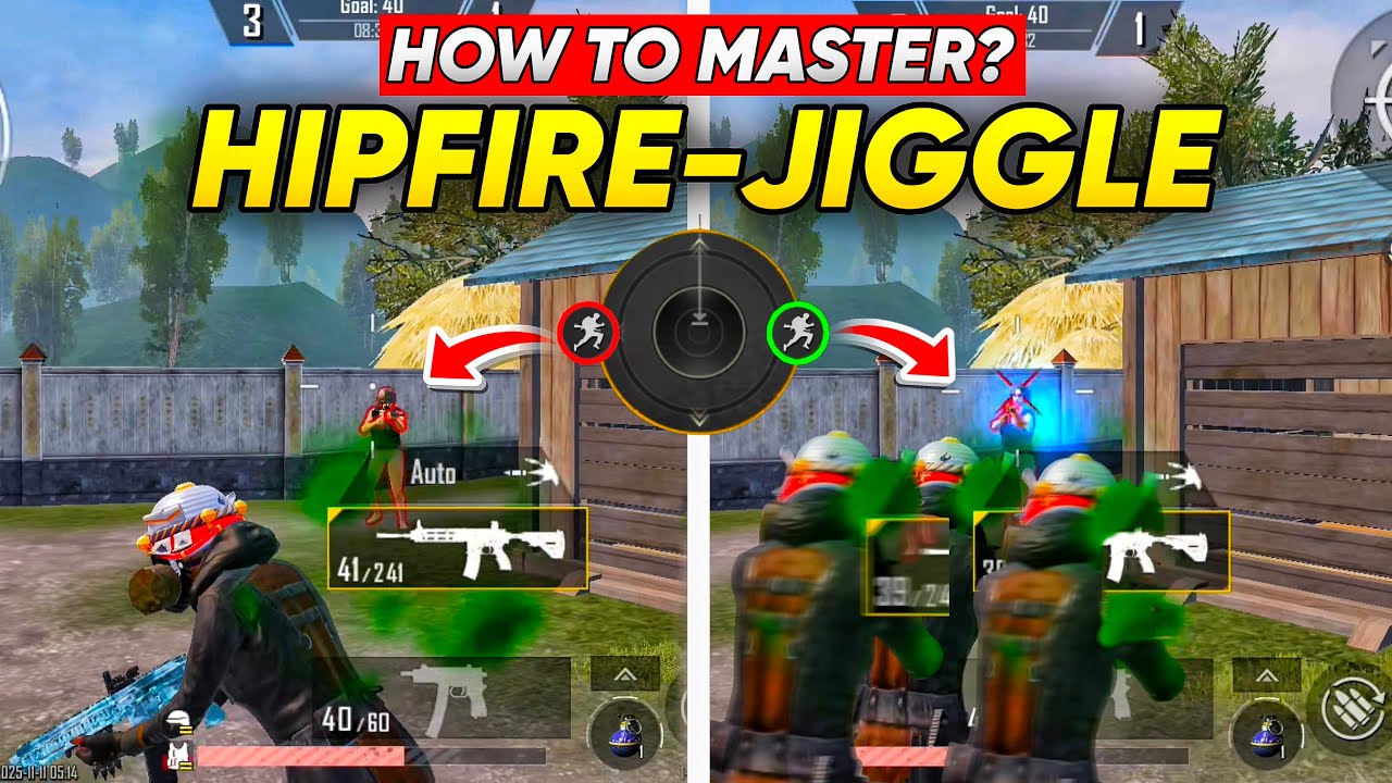 BGMI Hipfire Jiggle Settings & Training Guide | Improve Aim Instantly 🔥