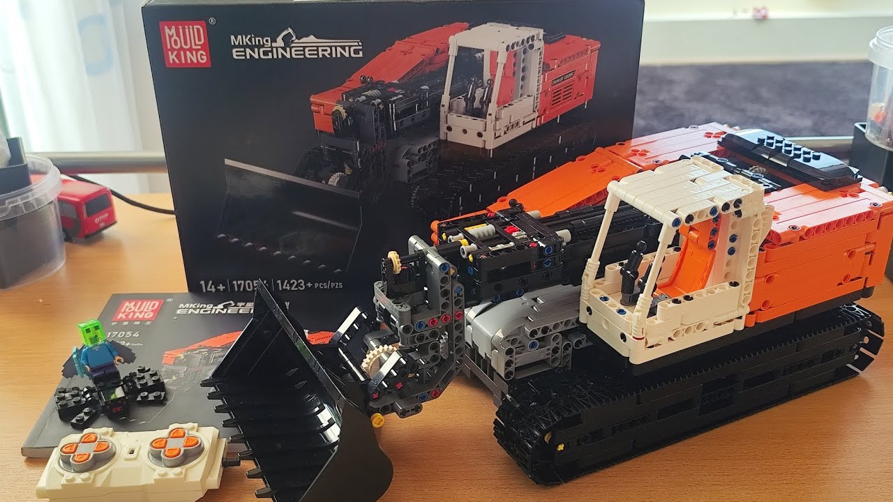 Mould King 17054 Raupenbagger, Gopher Loader Review deutsch 
