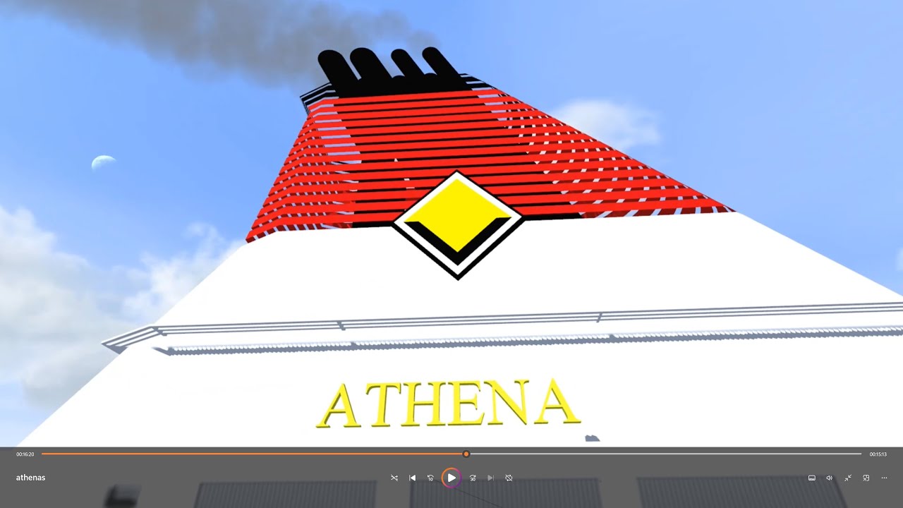 VSNG MS Viking Athena cruise Stockholm Mariehamn Turku 1991