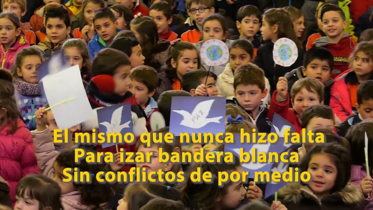 El Colegio Ntra. Sra. del Carmen canta por Siria _ Valladolid