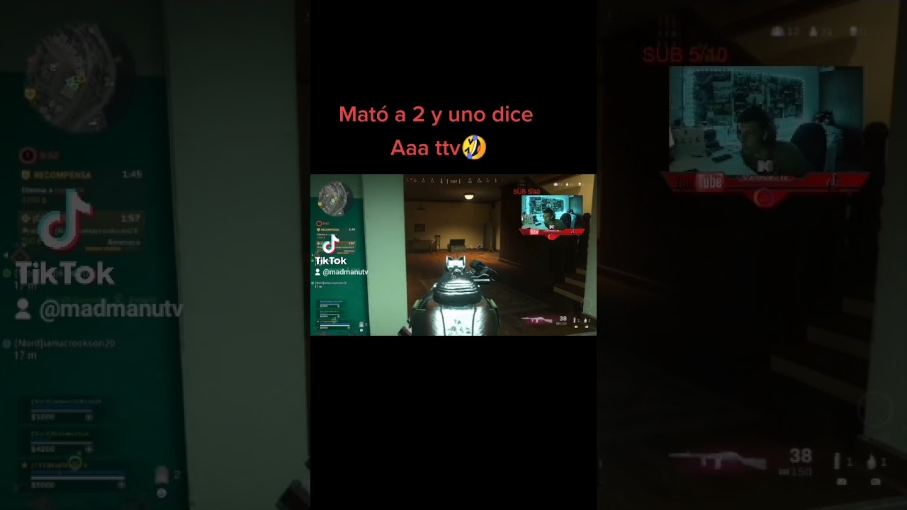 mat&oacute; a 2 y uno dice aaa ttv #espa&ntilde;a #temporada6 #warzoneespa&ntilde;ol #streamerespa&ntilde;ol #cod #risas