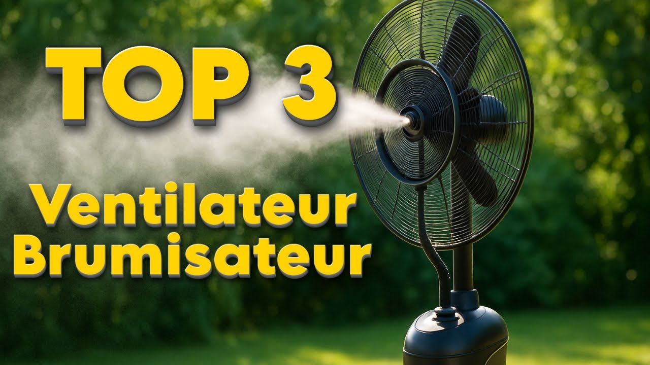 TOP 3 : Meilleur Ventilateur Brumisateur 2025